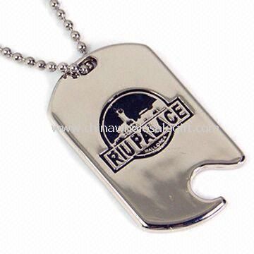 Opener Dog Tag, Different Sizes, Shapes, and Logos are Available