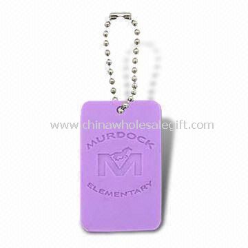 Pet ID Tag, Made of Silicone, Customized Logos and Designs are Accepted