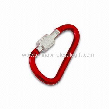 5 x 50mm Novel Carabiner with Silk Screen Printing, Customized Logos Available