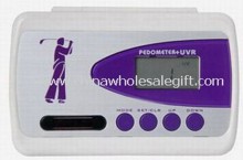 Name-card Holder Pedometer with UV Tester images