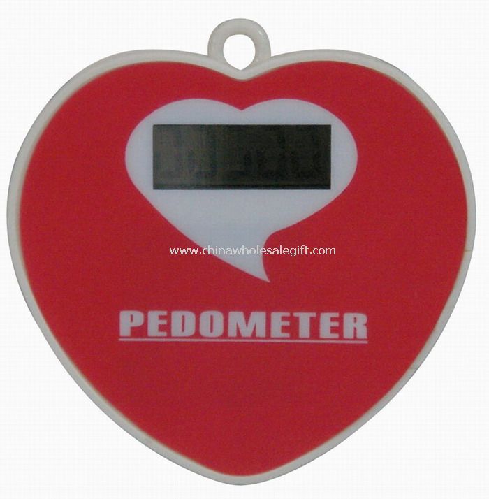 Hjerte-formet Pedometer