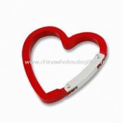 Novel Carabiner Keychain, Made of Aluminum Material, Available in Various Sizes images