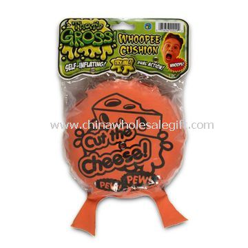Promotional Party Favor Rubber Whoopee Cushion with Big Logo Space and Customized Sizes/Printing