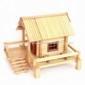 Casa de muñeca de madera, compuesto de puertas, ventanas, pasillo y escalera small picture