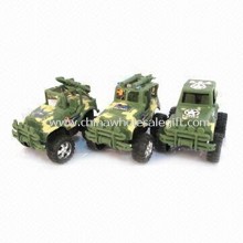 Ziehen wieder militärische Auto, EN71-Standard entspricht, misst 21 x 11 x 7,5 cm images