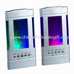 LCD Clock With Colors And Calendar