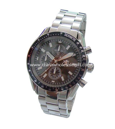 Multifunctional Stainless Steel Watch