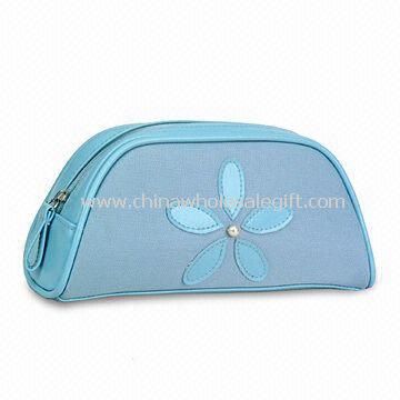 Sac de cosmetice, 24 x 7.5 x 11 cm cu invelis de PVC căptuşeală de măsurare