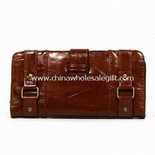 Leather Handbag, Made of PVC, Various Designs and Colors are Available images