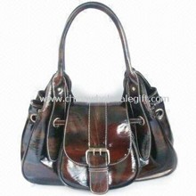 Synthetic Leather Handbag, Made of PU, Available in Different Sizes and Colors images