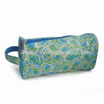 Printed 420D Cosmetic Bag with 190T full lining, Measurse 25.5 x 9.5 x 12cm