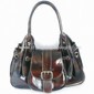 Synthetic Leather Handbag, Made of PU, Available in Different Sizes and Colors small picture