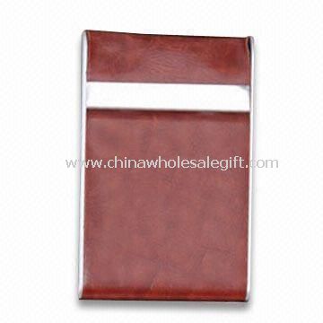 Clear Windows Card Holder with Logo Printings, Available in Various Colors and Sizes
