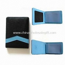Card Holder with Clear Card Windows, Available in Various Colors and Sizes images