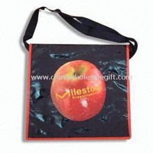 PP Non-woven Promotional Shoulder/Messenger Bag with Velcro Tape, Measures 44 x 33 x 13cm images