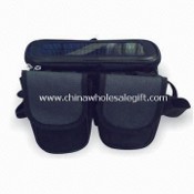 125g Solar Bicycle Bag, Made of Sturdy Mesh Black Nylon, Ideal for Various Electronic Devices images