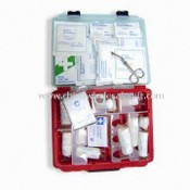 Kit de primeros auxilios del automóvil, caja de tamaño de 35 x 28 x 8 cm images