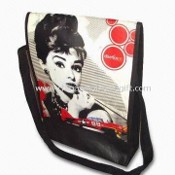 Eco-friendly Fabric Shoulder Bag with Nylon Shoulder images
