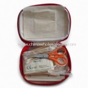 Medizinische Tasche enthält Gaze-Pad und elastische Binde, geeignet für Reisen images
