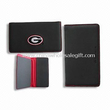 PU Passport Holders with Two Large Pockets, Available in Various Matching Colors