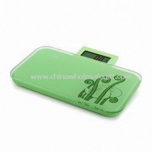 Mini Bathroom Scale with Foldable LCD and Automatic Power On/Off Function images
