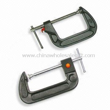 G-clamps with Push Button and Fast Adjustment, Available in Various Sizes