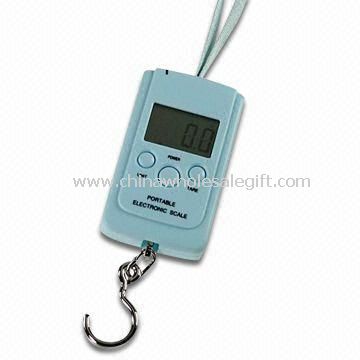 Hanging Scale with Low Battery/Over-load Indicators, Powered by 2 x AAA Battery