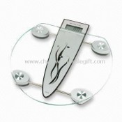 Bathroom Scale with 6mm Tempered Safety Glass Platform and LCD Display images