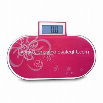 Mini Bathroom Scale with 150kg Capacity and Blue Backlight Drawable Display