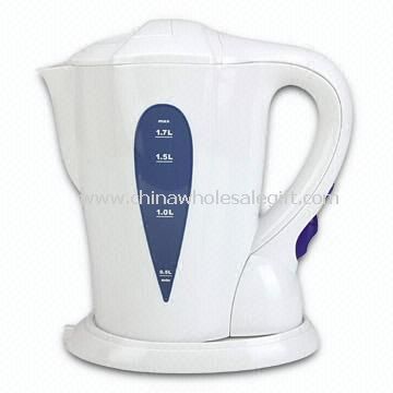Беспроводные Электрический чайник 1,7 Л с Twin датчики воды, съемный и моющийся фильтр