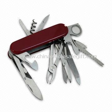 Classic Good-quality 22-piece Multi-function Pocket Knife, Suitable for Promotional Gift