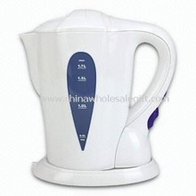 1.7L Cordless Electric Kettle with Twin Water Gauges, Removable and Washable Filter images
