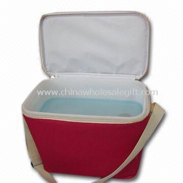 Keras Cooler Bag dengan kotak plastik es, terbuat dari bahan Polyester 600D