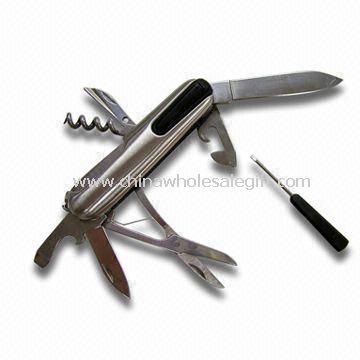 Multifunction Pocket Knife, Includes Bottle Opener and Scissors