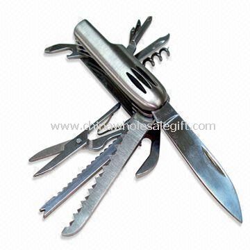 Multifunction Pocket Knife, with Phillips Screwdriver and Size in Closed Condition is 9cm
