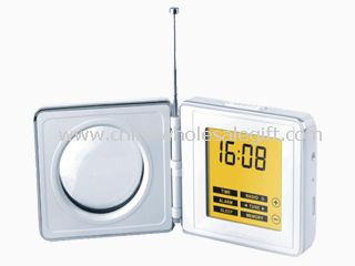 Touch-Screen Alarm Radio Clock with Digital Tuning