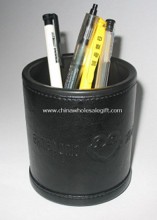 Plastic and PU Pen Holder images