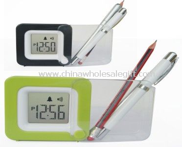 Pen-Holder with Alarm Clock