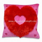 Plush Heart Radio Cushions with Flashing LED Lights images