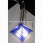 Acrylic Desk Pen Holder with LED Light Base small picture
