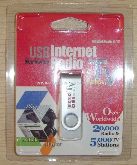 مشغل راديو + تلفزيون الإنترنت USB