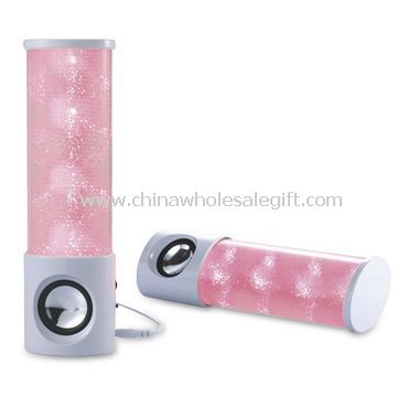 Speaker portable dengan warna-warni lampu kilat