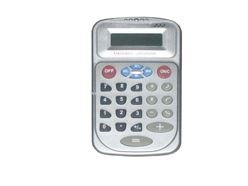 8 digits pocket calculator