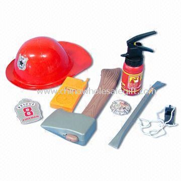 Kunststoff-Spielzeug, enthält Tools für die Brandbekämpfung