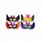 Masky pro strany, které jsou k dispozici v různých barvách, vyrobené z peří small picture