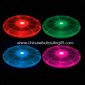 Promotional Plastic Flashing Flying Disc/Frisbee with Colorful Lights and Large Logo Space small picture