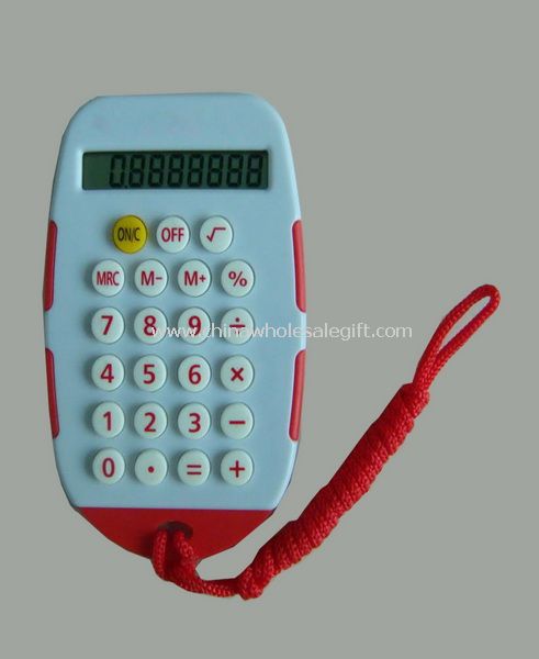 Calculatrice de poche avec String