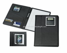 Leder-Notebook mit Taschenrechner images