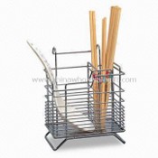 Fast kromade Chopstick Rack, mäter 150 x 120 x 190 mm images