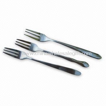 Rustfritt stål bestikk sette, inkluderer skjeer, kniv og gaffel, varierende tykkelse er tilgjengelig